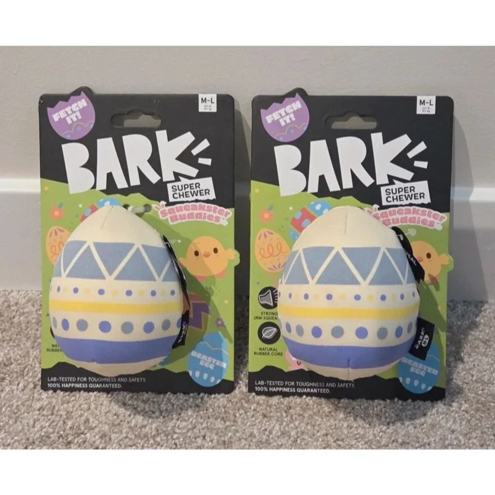 Bark super chewer beaster egg toys